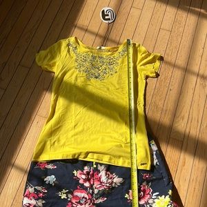 💛 embellished top size XL